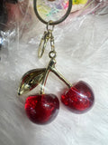 Trendy cherry bagcharms