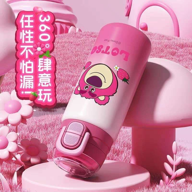 Disney dual mouth steel water bottles