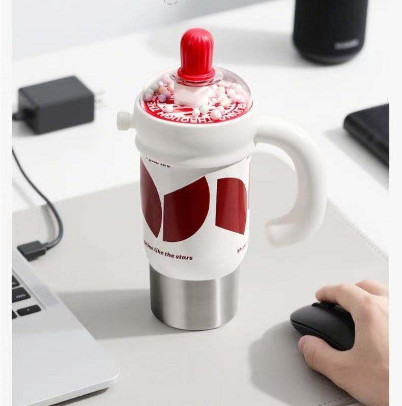 Insulated steel tumbler