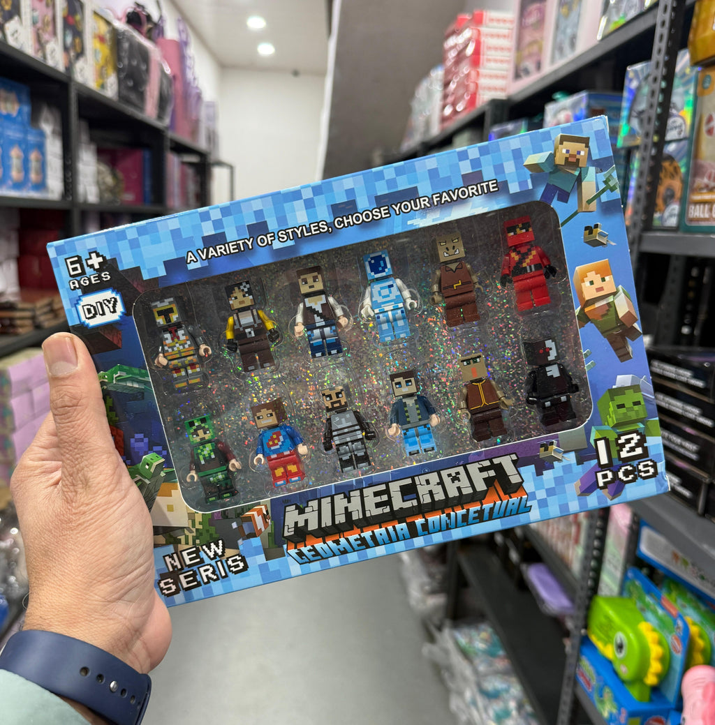 12 Pc Mini Figures Set