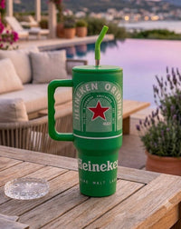Beer print tumblers