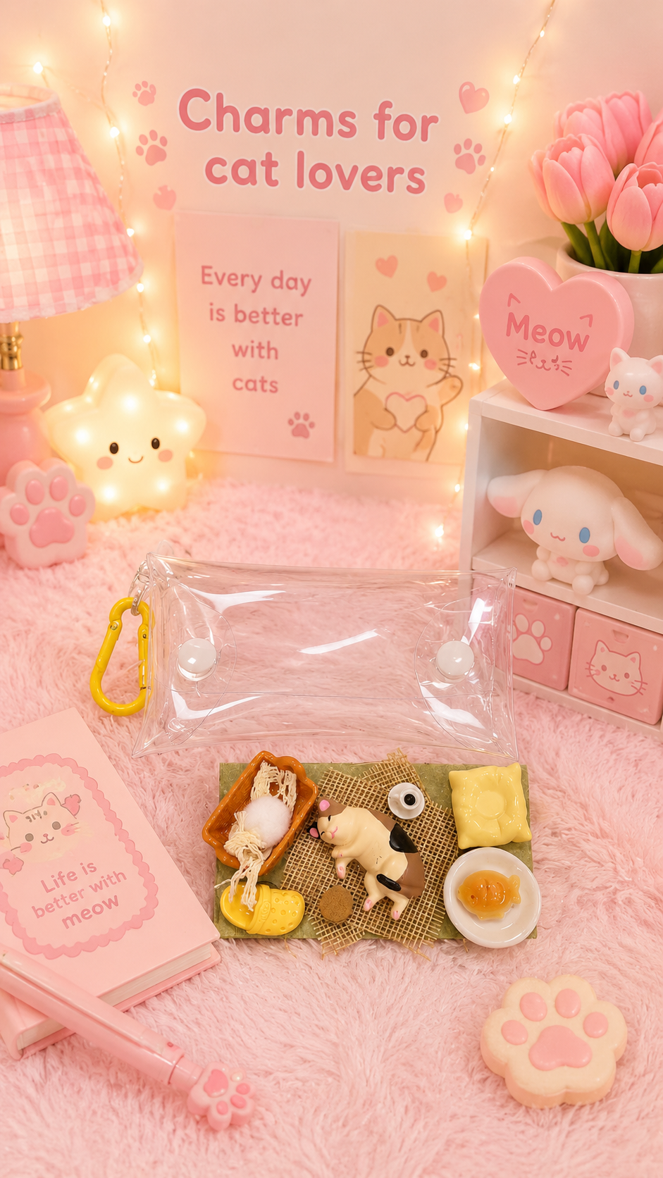Cat Bag Charms