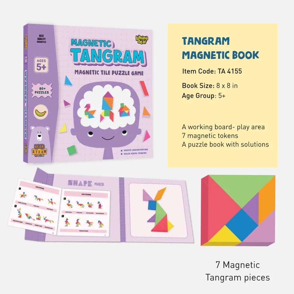 Banana Bear Brand
🧲 Magnetic Tangram Set