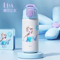 Disney dual mouth steel water bottles
