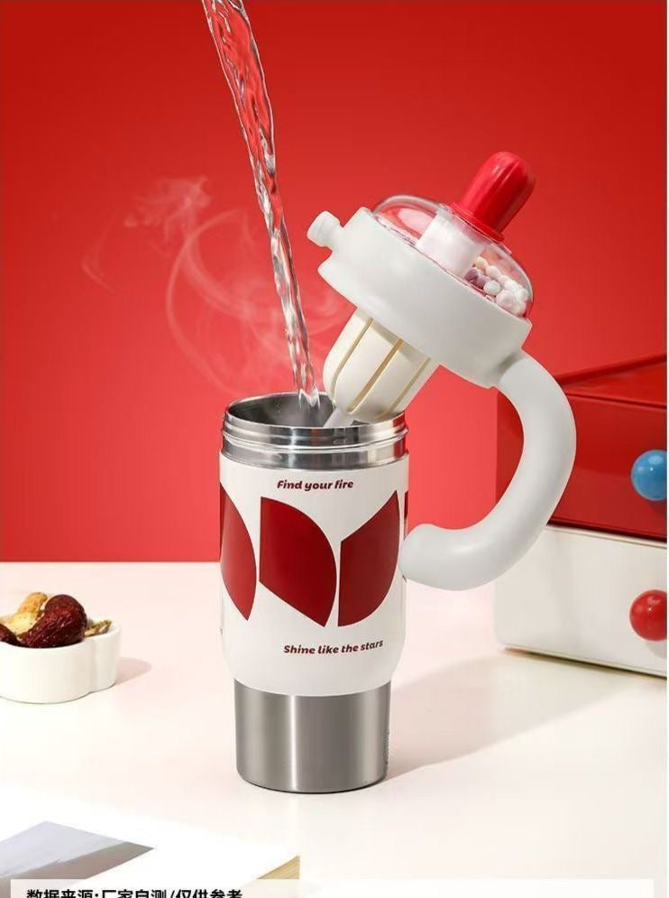 Insulated steel tumbler