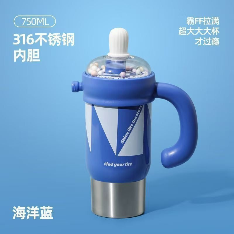 Insulated steel tumbler