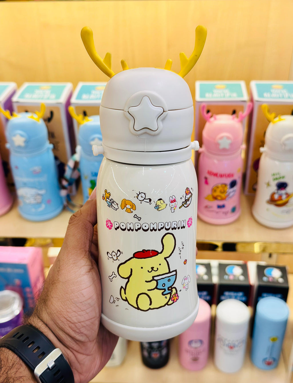 Sanrio reindeer bottles