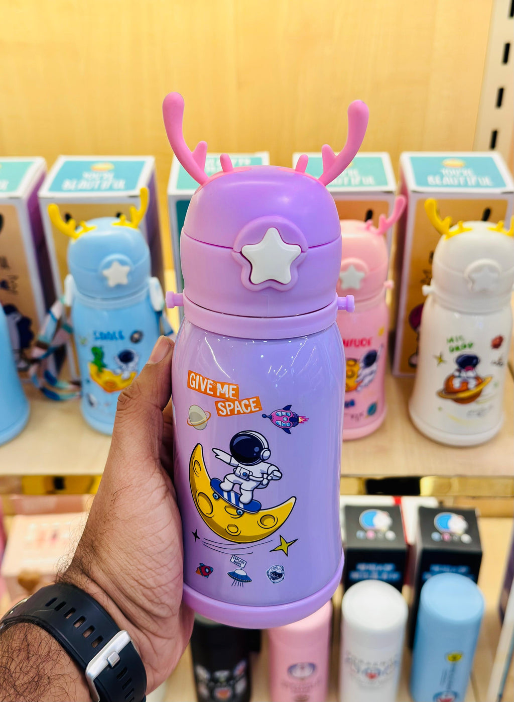 Space Reindeer bottles
