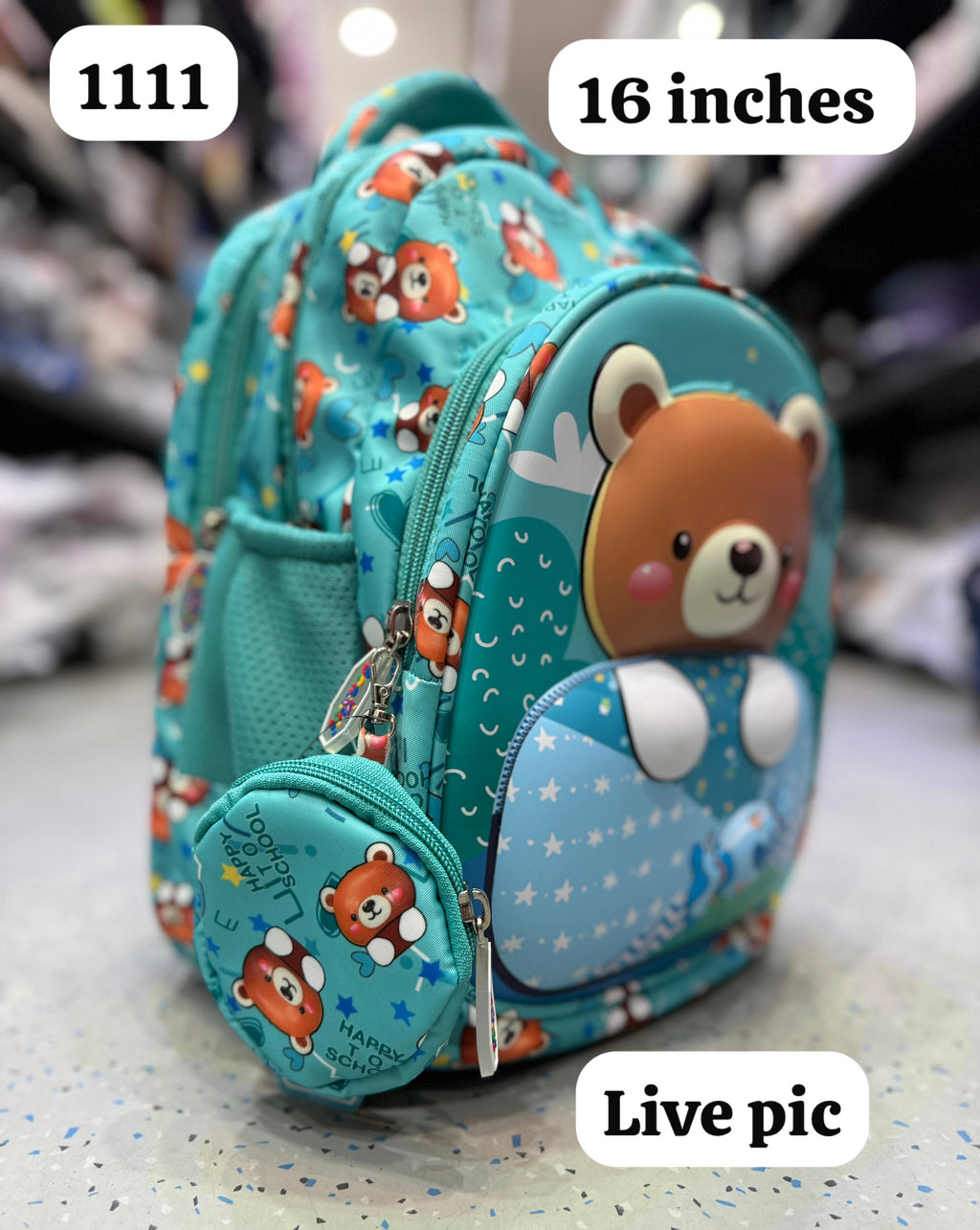 Premium Quality School Bags with Matching Theme Pouch