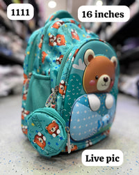 Premium Quality School Bags with Matching Theme Pouch