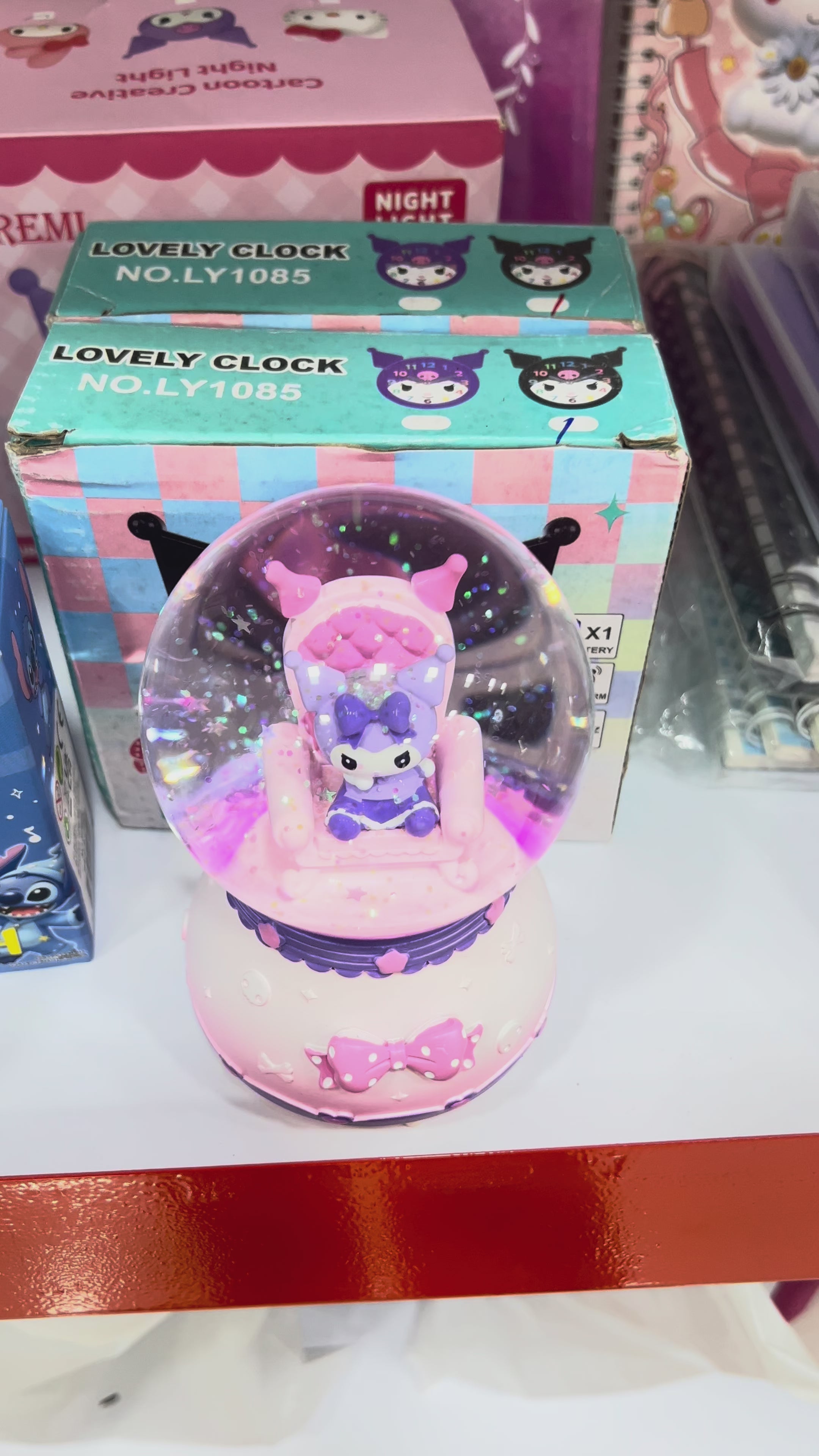 Kuromi lamp with light and music